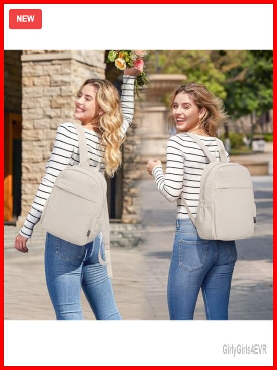 Water-resistant Mini Backpack with Adjustable Straps 15L Capacity